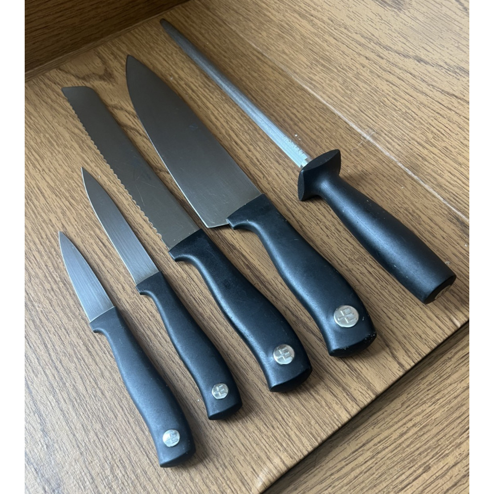 LOT OF 5 Wusthof Solingen Germany Silverpoint Knives